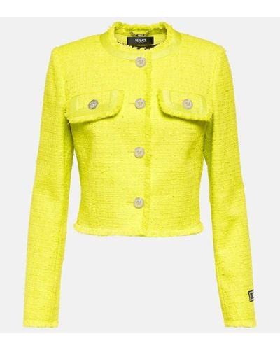 yellow versace jacket|versace jacket for women.